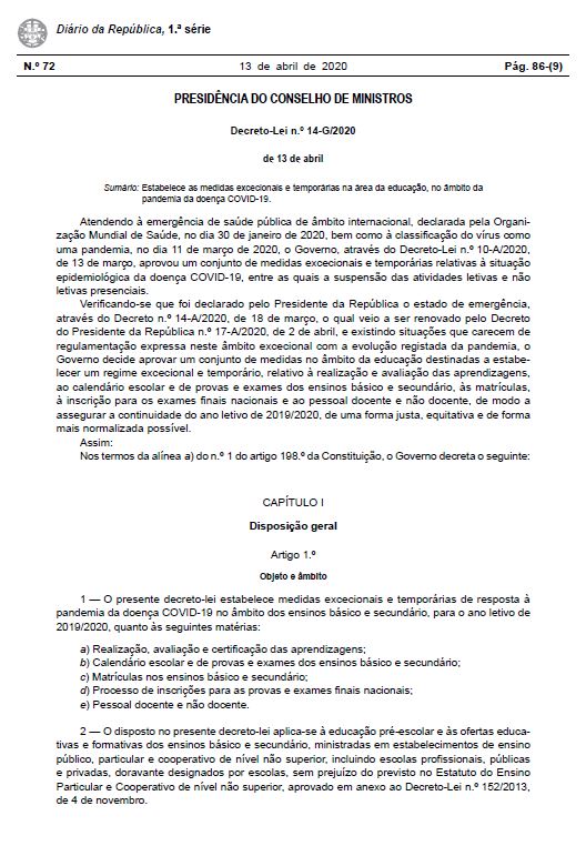 Provas e exames dos ensinos básico e secundário – orientações para o processo de inscrições