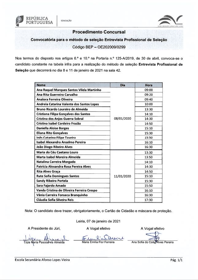 Concurso Assistentes Técnicos