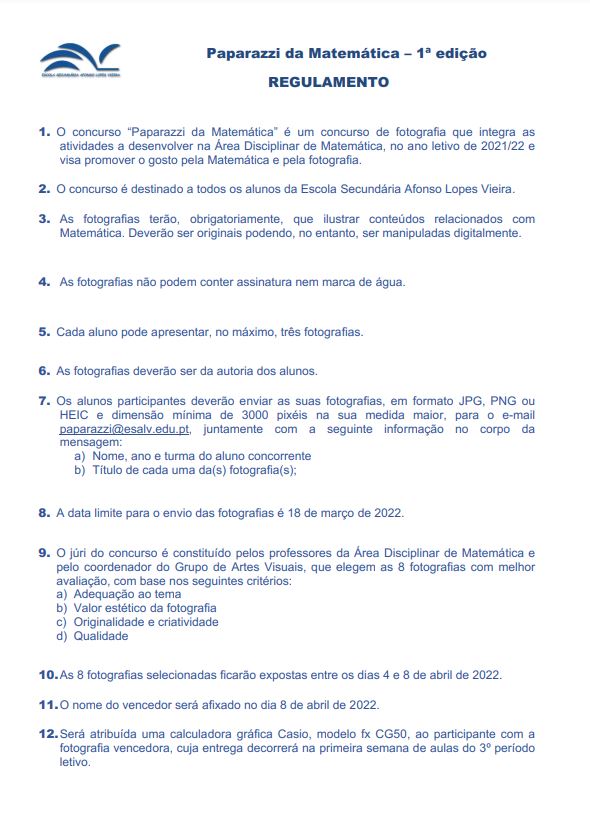 Paparazzi da Matemática